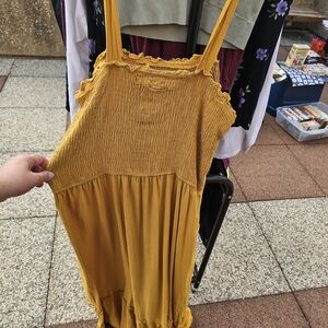 Yellow Sleeveless Dress